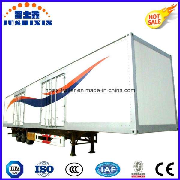 Hot Seller 3 BPW Axle Aluminum Alloy Dry Cargo Semi Truck Utility Van/Box Trailer for Cigarettor Other Bulk Cargos Transport for Sale